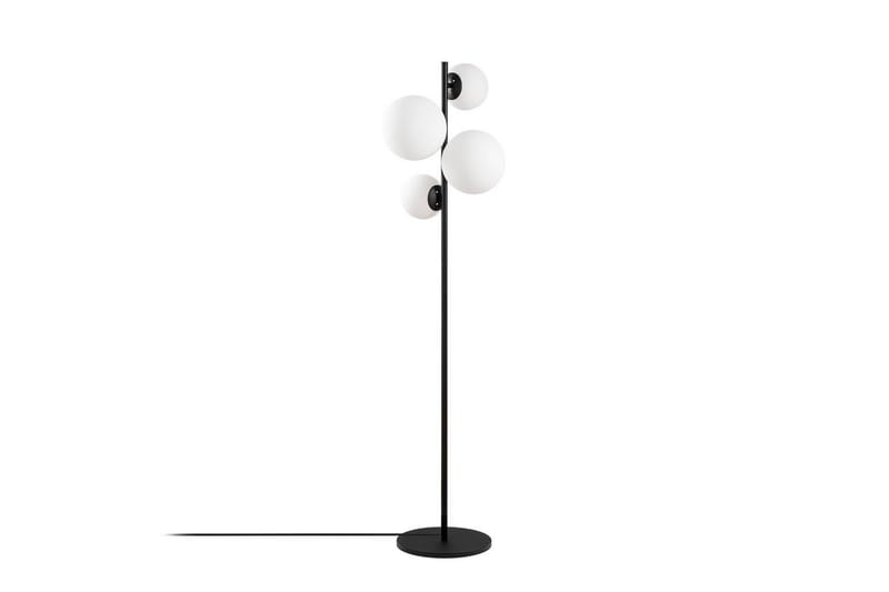 Golvlampa Subin Svart / Vit - Svart / Vit - Belysning & el - Inomhusbelysning & lampor - Sovrumslampa