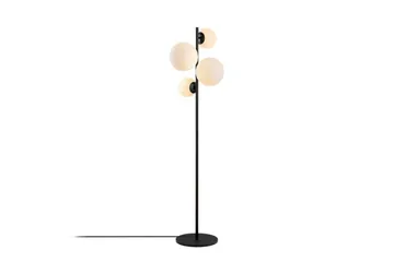 Golvlampa Subin Svart / Vit - Svart / Vit - Belysning & el - Inomhusbelysning & lampor - Sovrumslampa