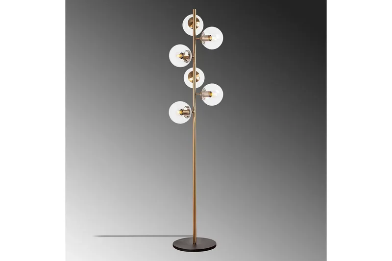 Golvlampa Subin Vintage Transparent - Vintage Transparent - Belysning & el - Inomhusbelysning & lampor - Sovrumslampa