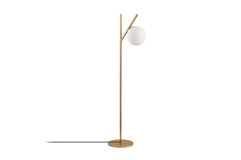 Golvlampa Thevon Gold - Guld - Belysning & el - Inomhusbelysning & lampor - Sovrumslampa