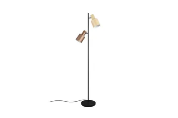 Golvlampa TRIO Agudo Mångfärgad - Mångfärgad - Belysning & el - Inomhusbelysning & lampor - Golvlampa - Tvåarmad golvlampa