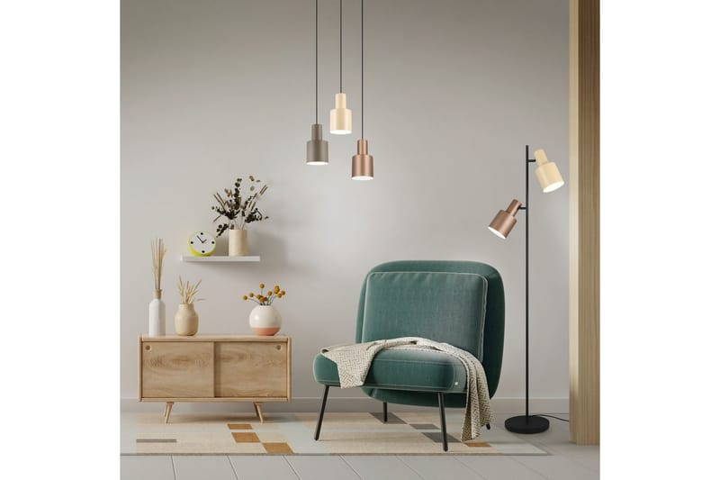 Golvlampa TRIO Agudo Mångfärgad - Mångfärgad - Belysning & el - Inomhusbelysning & lampor - Sovrumslampa