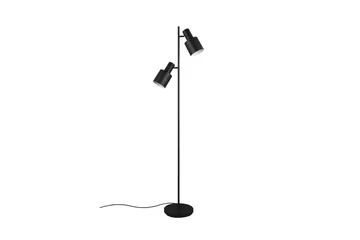 Golvlampa TRIO Agudo Mattsvart - Mattsvart - Belysning & el - Inomhusbelysning & lampor - Golvlampa - Tvåarmad golvlampa