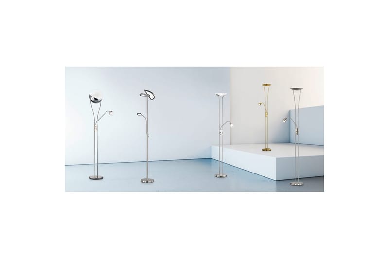 Golvlampa TRIO Arizona Mässing - Mässing - Belysning & el - Inomhusbelysning & lampor - Sovrumslampa