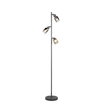 Golvlampa TRIO Cadiz Trio Lighting Black, Chrome - Belysning & el - Inomhusbelysning & lampor - Sovrumslampa