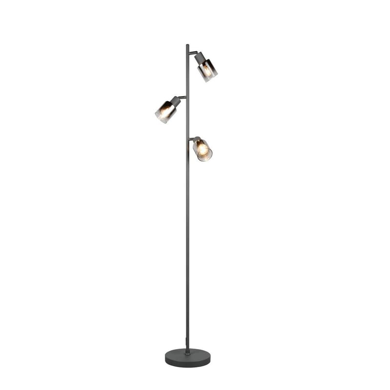 Golvlampa TRIO Cadiz Trio Lighting Black, Chrome - Belysning & el - Inomhusbelysning & lampor - Sovrumslampa
