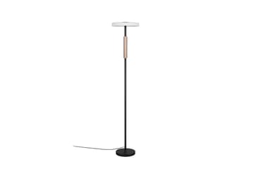 Golvlampa TRIO Celeste Mattsvart/vit/kaffebrun - Mattsvart/vit/kaffebrun - Belysning & el - Inomhusbelysning & lampor - Sovrumslampa