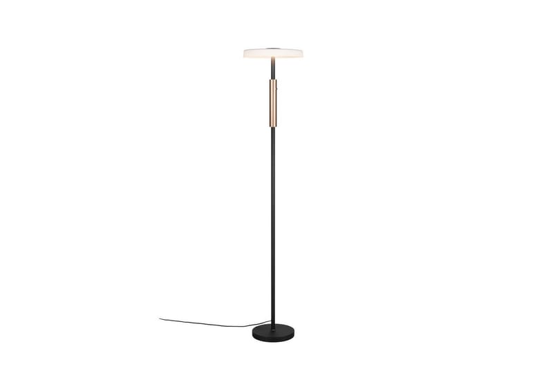 Golvlampa TRIO Celeste Mattsvart/vit/kaffebrun - Mattsvart/vit/kaffebrun - Belysning & el - Inomhusbelysning & lampor - Sovrumslampa