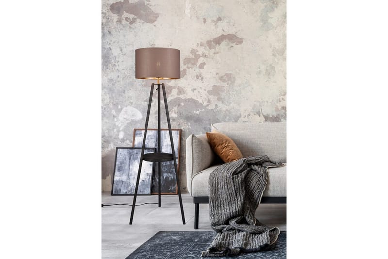 Golvlampa TRIO Colette Mattsvart - Mattsvart - Belysning & el - Inomhusbelysning & lampor - Sovrumslampa