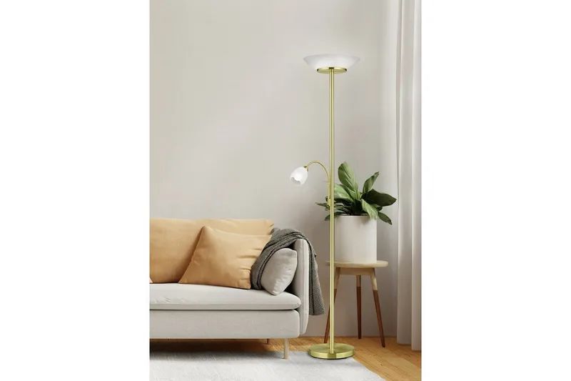 Golvlampa TRIO Gerry Mattmässing - Mattmässing - Belysning & el - Inomhusbelysning & lampor - Sovrumslampa