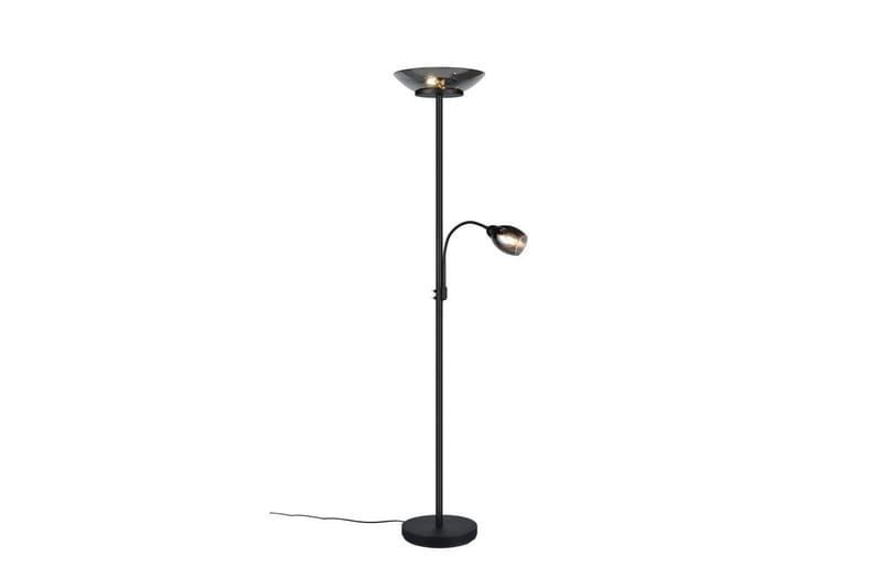 Golvlampa TRIO Gerry Mattsvart, Mattsvart