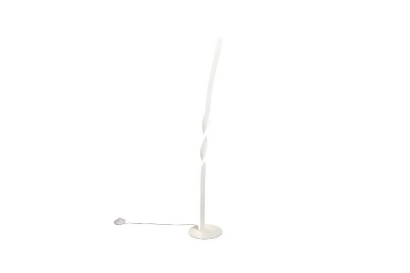 Golvlampa TRIO Ginko Mattvit, Mattvit