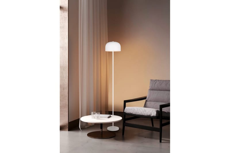 Golvlampa TRIO Jeff Mattvit - Mattvit - Belysning & el - Inomhusbelysning & lampor - Sovrumslampa