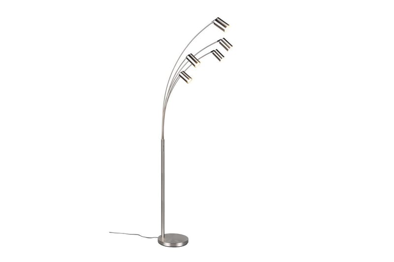 Golvlampa TRIO Marley Borstad stål - Borstad stål - Belysning & el - Inomhusbelysning & lampor - Sovrumslampa