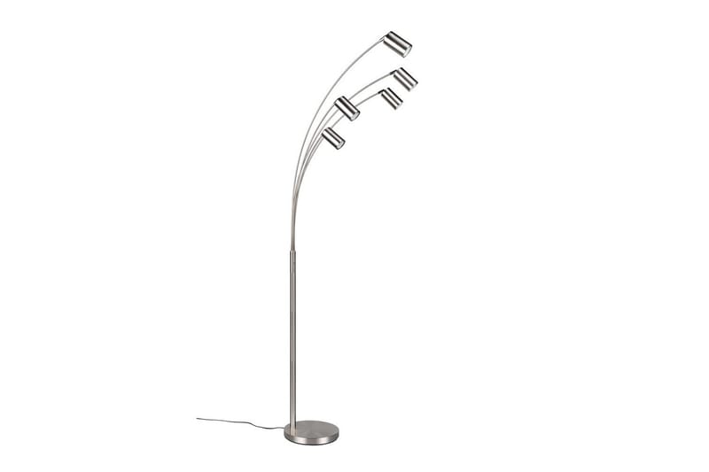 Golvlampa TRIO Marley Borstad stål - Borstad stål - Belysning & el - Inomhusbelysning & lampor - Sovrumslampa