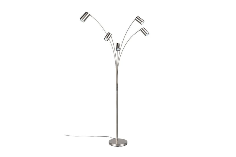 Golvlampa TRIO Marley Borstad stål - Borstad stål - Belysning & el - Inomhusbelysning & lampor - Sovrumslampa