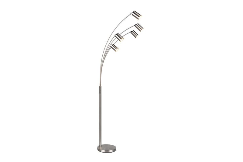 Golvlampa TRIO Marley Borstad stål - Borstad stål - Belysning & el - Inomhusbelysning & lampor - Sovrumslampa