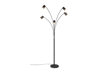 Golvlampa TRIO Marley Mattsvart - Mattsvart - Belysning & el - Inomhusbelysning & lampor - Sovrumslampa