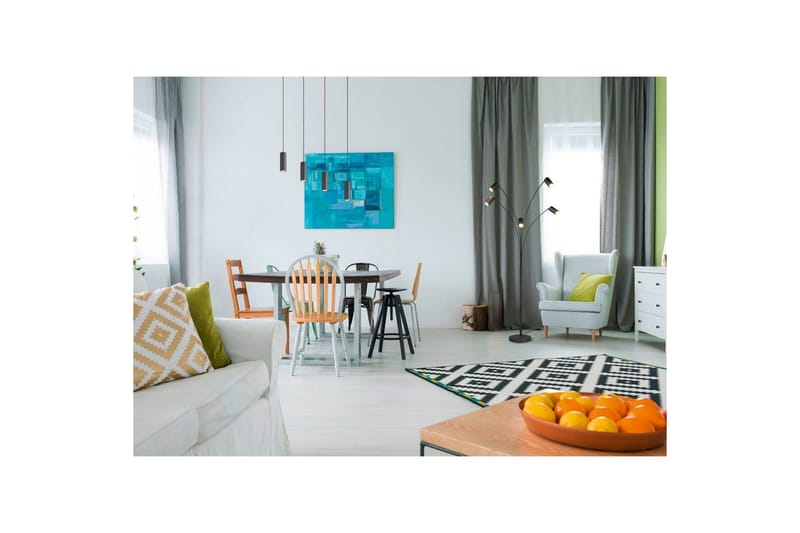 Golvlampa TRIO Marley Mattsvart - Mattsvart - Belysning & el - Inomhusbelysning & lampor - Sovrumslampa