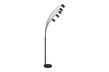 Golvlampa TRIO Marley Mattsvart - Mattsvart - Belysning & el - Inomhusbelysning & lampor - Sovrumslampa