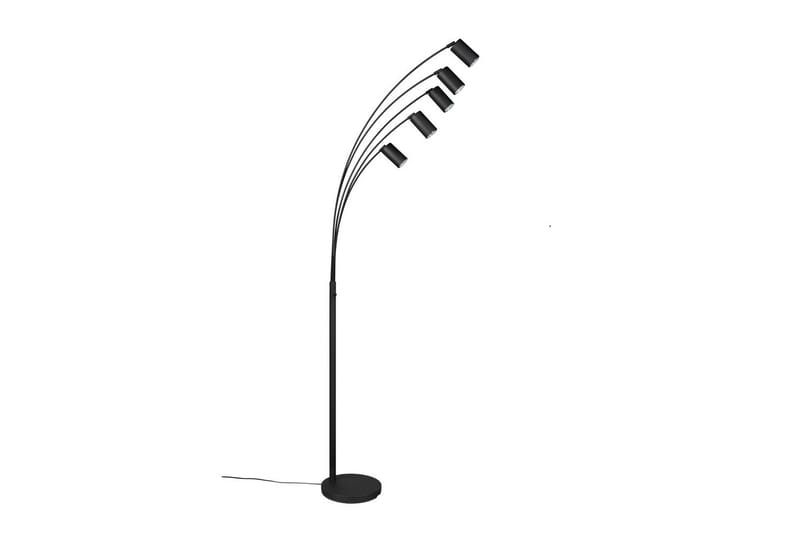 Golvlampa TRIO Marley Mattsvart - Mattsvart - Belysning & el - Inomhusbelysning & lampor - Sovrumslampa