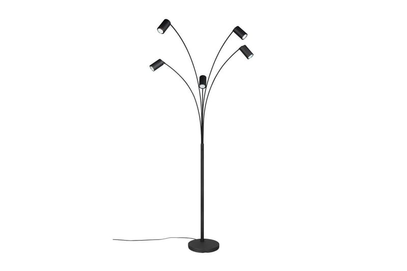 Golvlampa TRIO Marley Mattsvart - Mattsvart - Belysning & el - Inomhusbelysning & lampor - Sovrumslampa