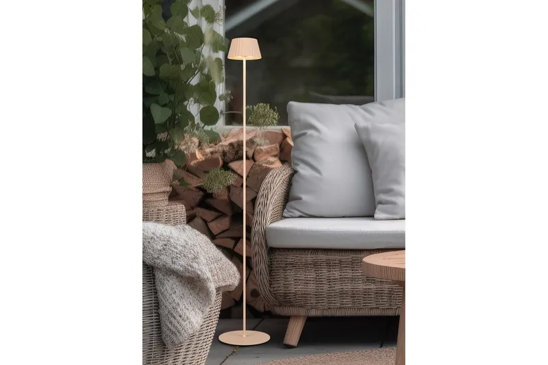 Golvlampa TRIO Suarez Sand - Sand - Belysning & el - Inomhusbelysning & lampor - Sovrumslampa