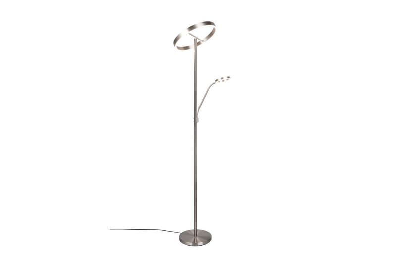 Golvlampa TRIO Willis Borstad stål - Borstad stål - Belysning & el - Inomhusbelysning & lampor - Sovrumslampa