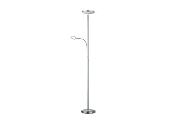 Ackbar LED Golvlampa uplight borstad stål - Borstad stål - Belysning & el - Inomhusbelysning & lampor - Golvlampa - Tvåarmad golvlampa