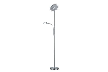 Ackbar LED Golvlampa uplight borstad stål - Borstad stål - Belysning & el - Inomhusbelysning & lampor - Golvlampa - Tvåarmad golvlampa