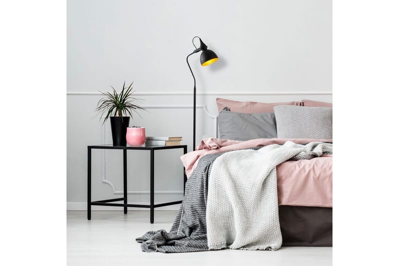 Golvlampa Zinra Svart / Rany - 35 x 30 cm - Belysning & el - Inomhusbelysning & lampor - Sovrumslampa