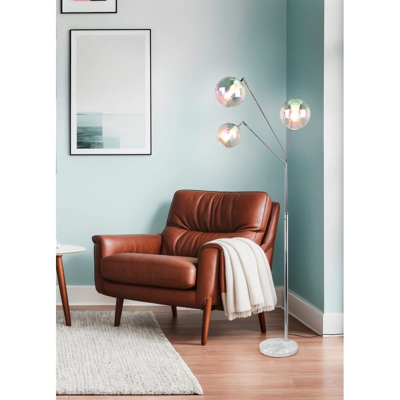 Golvlampa Paxton - Krom - Belysning & el - Inomhusbelysning & lampor - Sovrumslampa