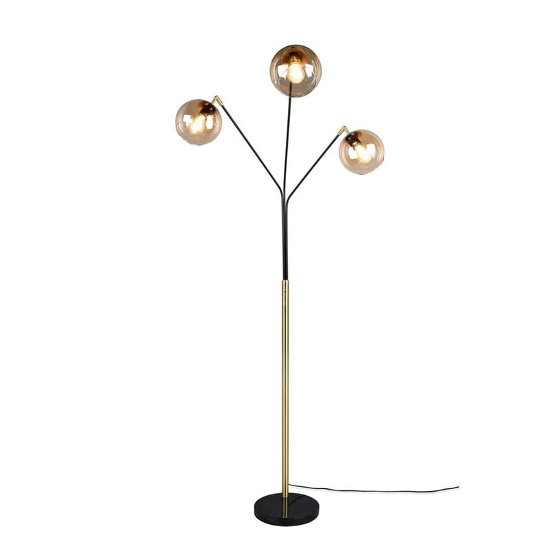 Golvlampa Paxton - Mattsvart/guld - Belysning & el - Inomhusbelysning & lampor - Sovrumslampa