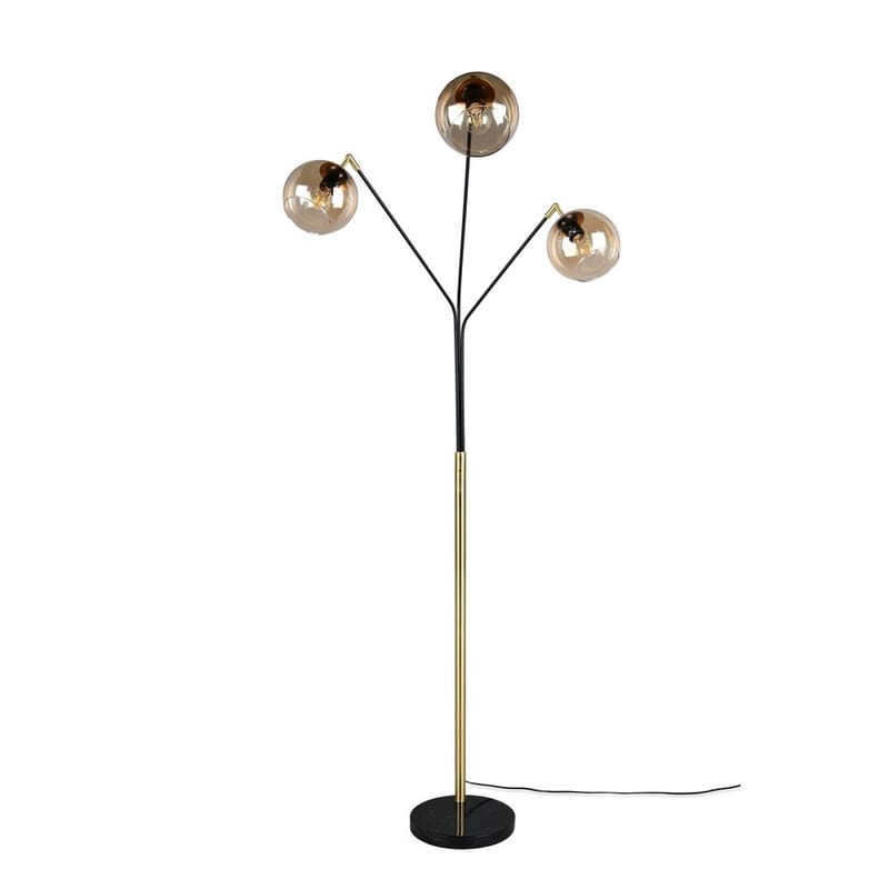 Golvlampa Paxton - Mattsvart/guld - Belysning & el - Inomhusbelysning & lampor - Sovrumslampa