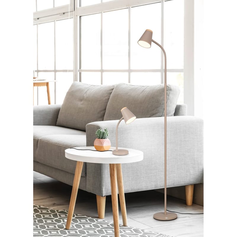 Golvlampa Pongo - Varm beige - Belysning & el - Inomhusbelysning & lampor - Sovrumslampa