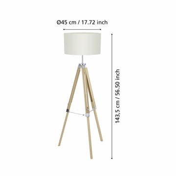 Golvljus Lantada - Naturligt Beige - Belysning & el - Inomhusbelysning & lampor - Sovrumslampa