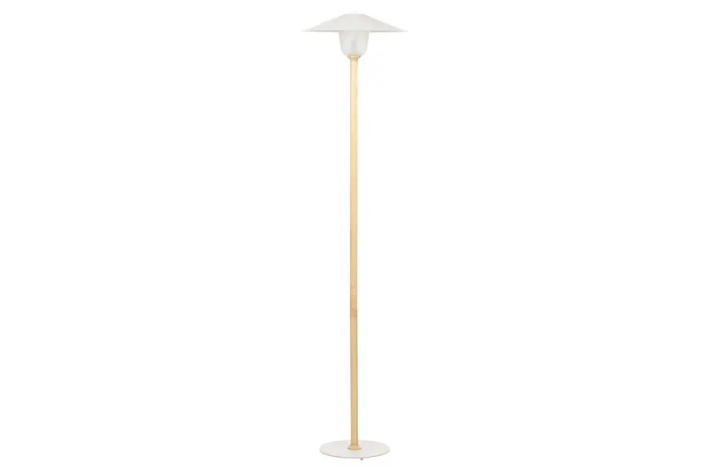 Imbros Golvlampa 153 cm, Ljus trä/Vit