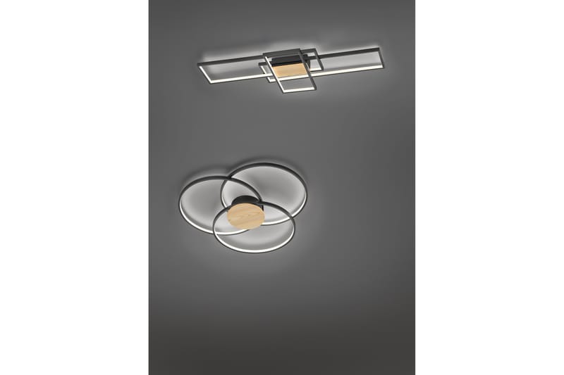 Sedona LED Plafond mattsvart/ trä - trä - Belysning & el - Inomhusbelysning & lampor - Kökslampa - Taklampa kök