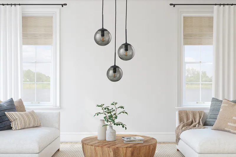 Balini Taklampa 3L E14 antracit - Antracit - Belysning & el - Inomhusbelysning & lampor - Taklampa & takbelysning - Pendellampor & hänglampor