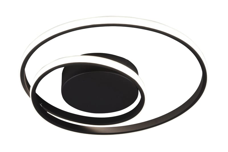 Zibal LED Plafond mattsvart, Matt svart