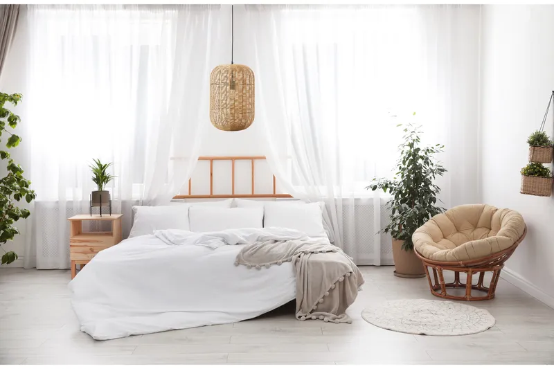 Runa Taklampa E27 35cm mattsvart/rotting - Matt svart/Natur - Belysning & el - Inomhusbelysning & lampor - Taklampa & takbelysning - Pendellampor & hänglampor