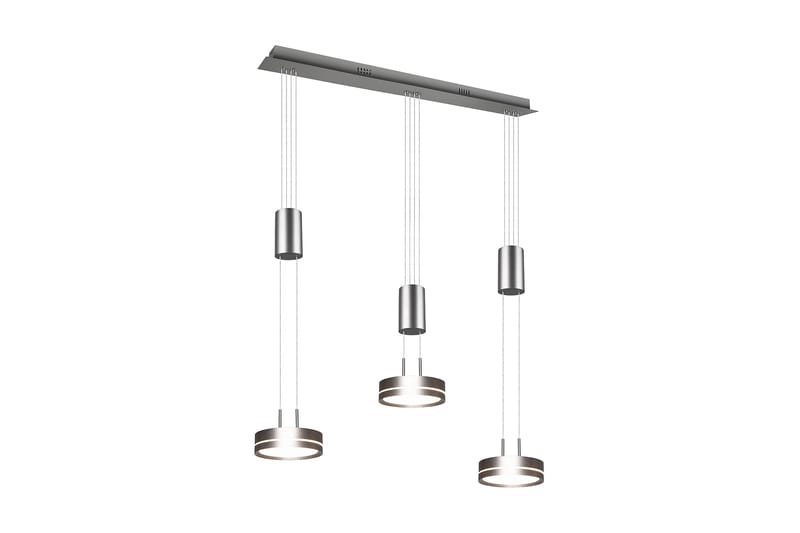 Franklin LED Taklampa 3L borstad stål - Borstad stål - Belysning & el - Inomhusbelysning & lampor - Kökslampa - Taklampa kök