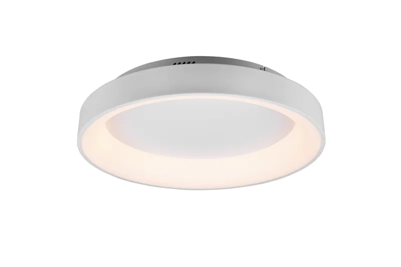 Girona LED Plafond 60cm mattvit, Matt vit