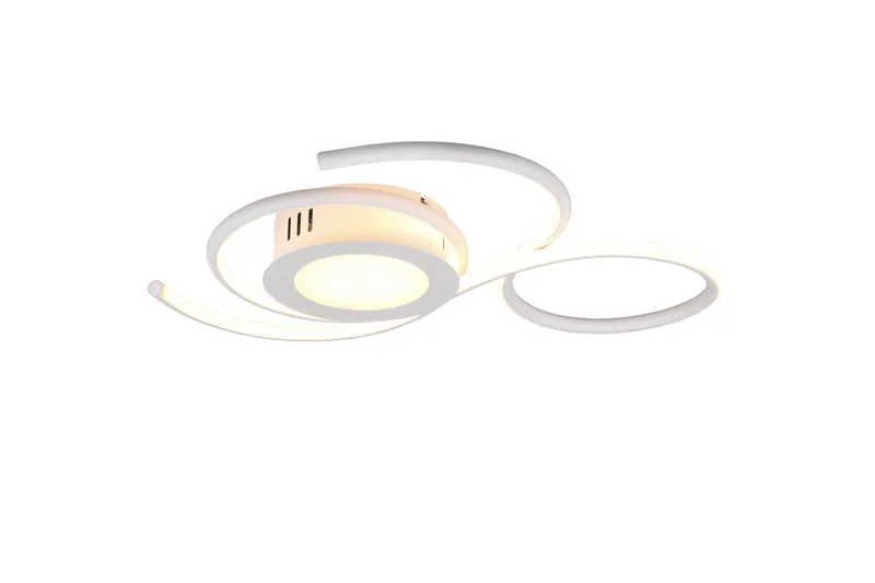 Jive LED Plafond 50cm mattvit, Matt vit