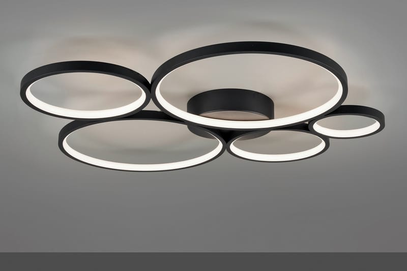 Rondo LED Plafond mattsvart 5L - Matt svart - Belysning & el - Inomhusbelysning & lampor - Kökslampa - Taklampa kök