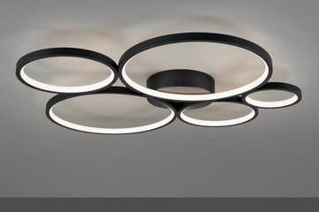 Rondo LED Plafond mattsvart 5L - Matt svart - Belysning & el - Inomhusbelysning & lampor - Kökslampa - Taklampa kök