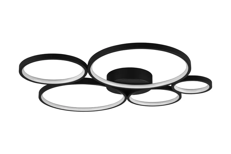 Rondo LED Plafond mattsvart 5L - Matt svart - Belysning & el - Inomhusbelysning & lampor - Kökslampa - Taklampa kök