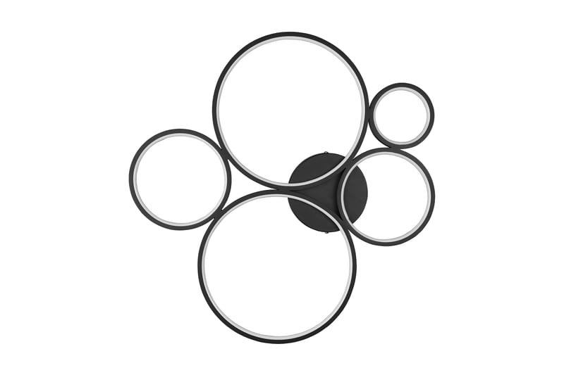 Rondo LED Plafond mattsvart 5L - Matt svart - Belysning & el - Inomhusbelysning & lampor - Kökslampa - Taklampa kök