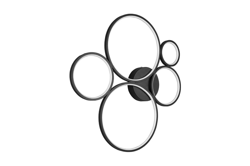 Rondo LED Plafond mattsvart 5L - Matt svart - Belysning & el - Inomhusbelysning & lampor - Kökslampa - Taklampa kök