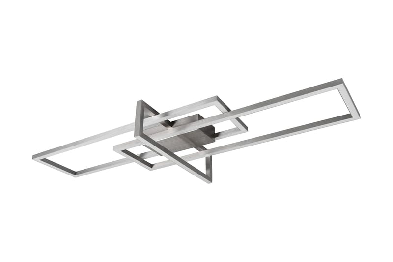 Salinas LED Plafond borstad stål, Borstad stål